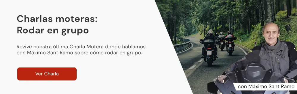 Charla motera rodar en grupo